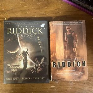 Riddick set book/dvd